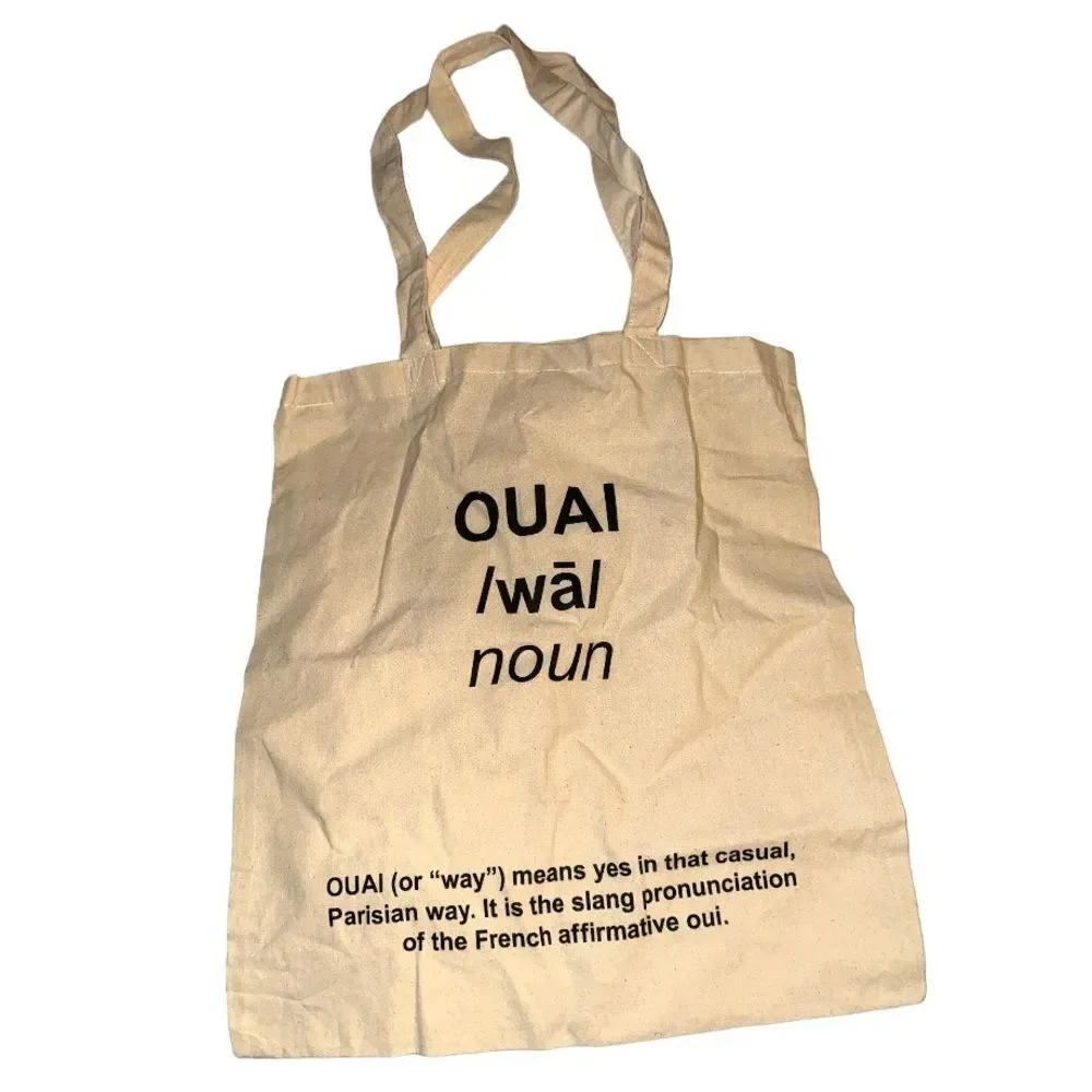 OUAI canvas tote bag - Picture 1 of 1